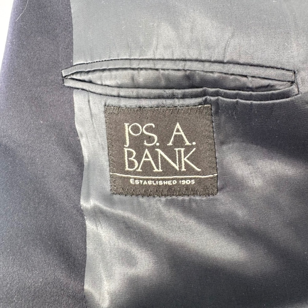 Jos. A. Bank Regal Blazer Mens 52L Navy Blue 100% Cashmere Two Button Sport Coat - Picture 9 of 14